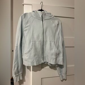 Lululemon Scuba Light Blue Oversized Full-Zip Hoodie Size: M/L